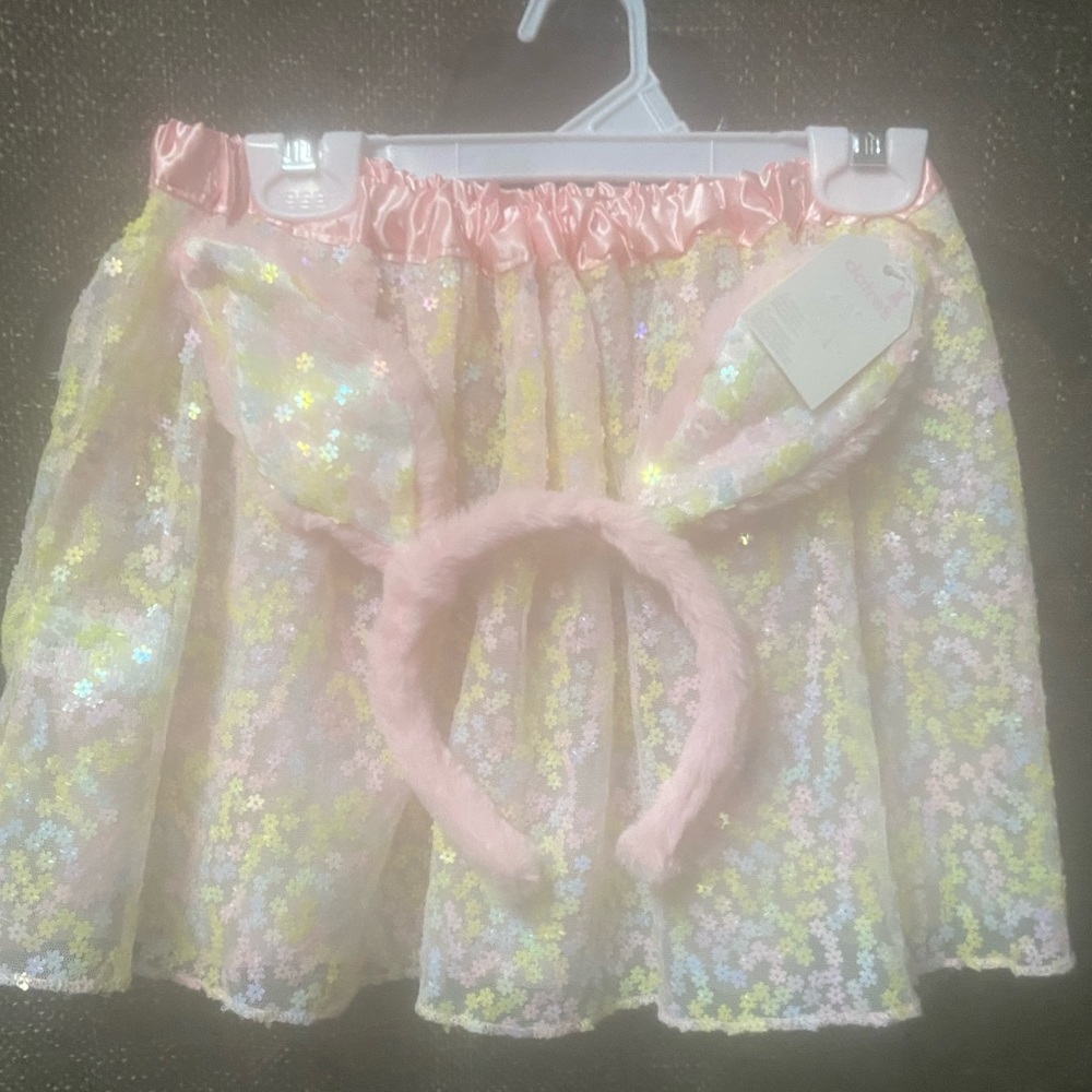 Claire’s Girls Easter Tutu & Easter Bunny Headband Set